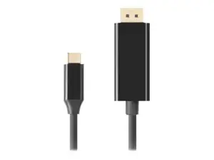 LANBERG kabelis USB-C M ->DisplayPort M 1,8 m 4K 60Hz juodas