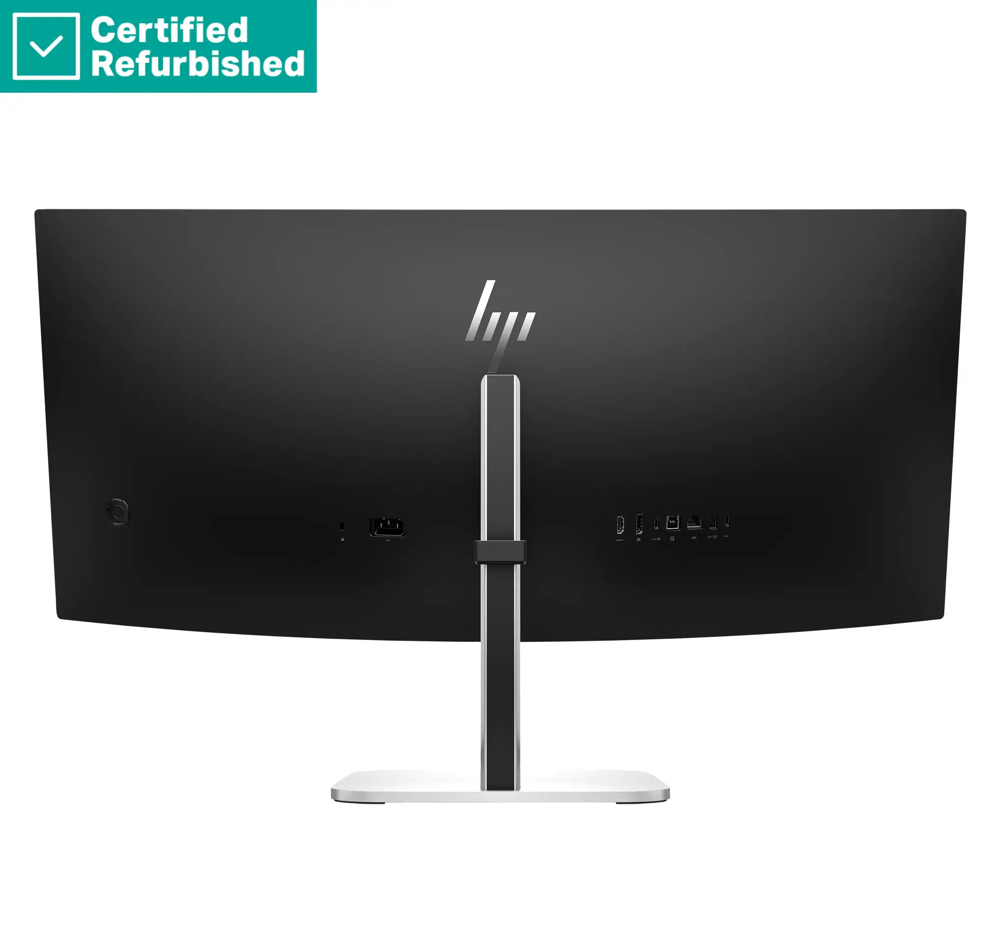 RENEW SILVER HP 534pm Series 5 Pro Curved Conferencing Monitor - 34" 3440x1440 WQHD 400-nit 100Hz AG, Curved, VA, USB-C(100W)/USB-C(15W)/HDMI/DisplayPort, 3x USB-A, speakers, 5MP webcam, RJ-45 LAN, height adjustable/tilt/swivel, 1 years