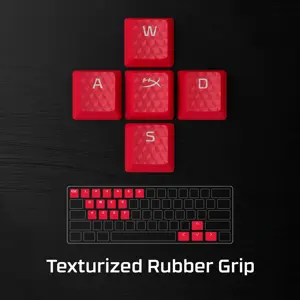 "HyperX" guminiai klavišų dangteliai, klaviatūros dangtelis, termoplastinis elastomeras (TPE), 1,4 mm, mėlynas