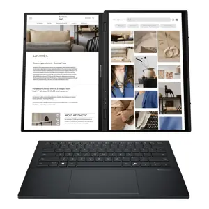 Nešiojamas kompiuteris ASUS Zenbook Duo UX8406CA-QL287W, 255H, 1000 GB, 14 Coliai, Windows 11 Home