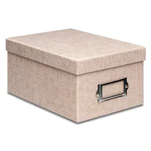 Photo box 10x15/700 Canvas, soft pink