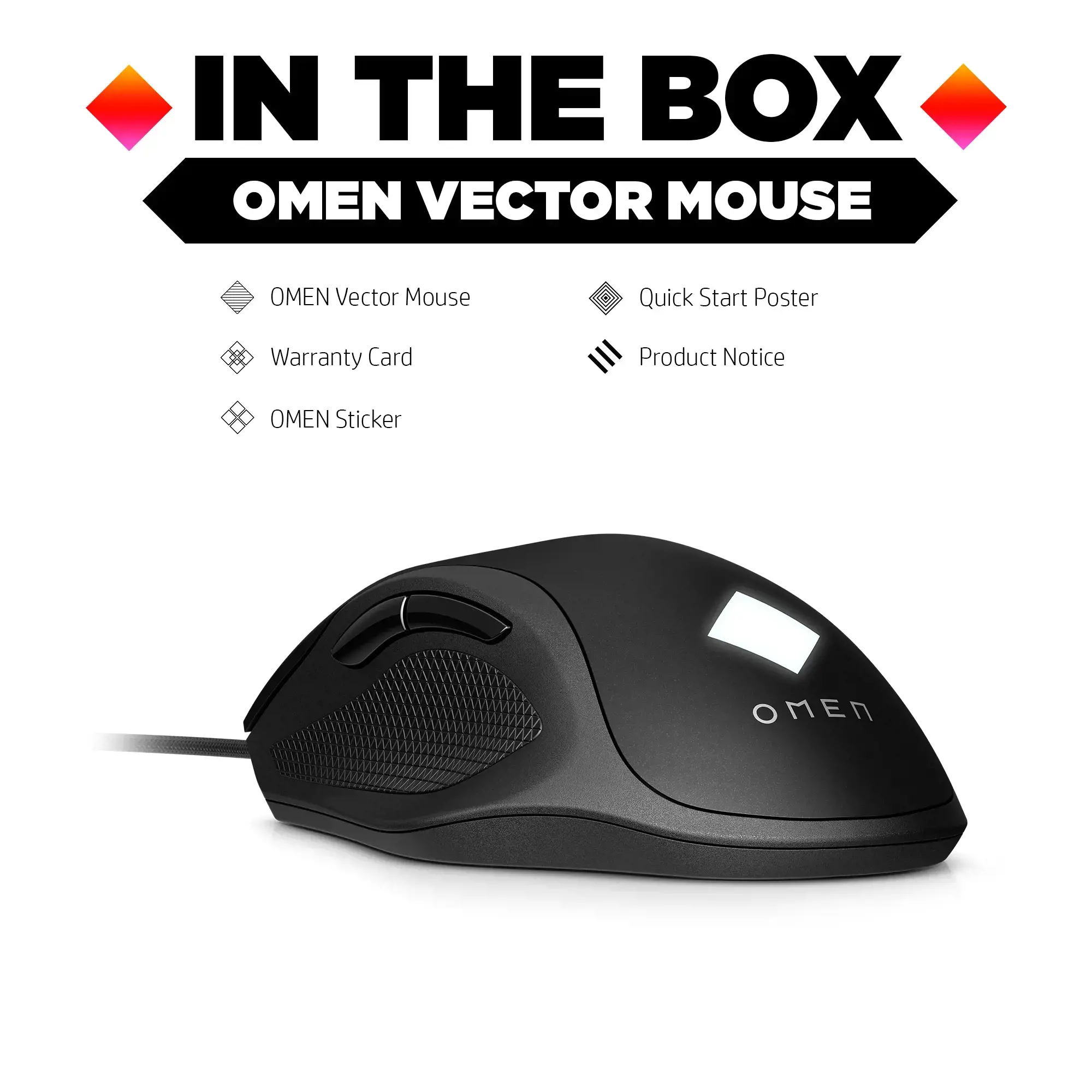 HP pelė OMEN vektorinė pelė