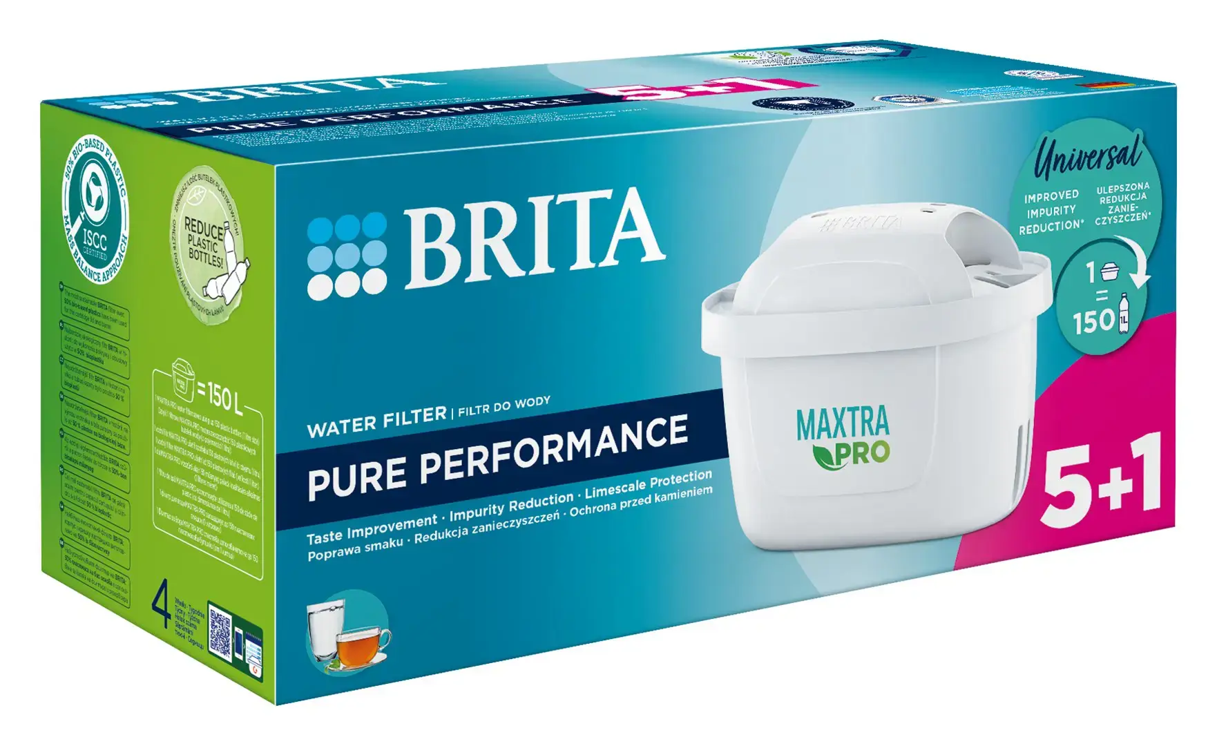 "Brita MX+ Pro Pure Performance" filtras 5+1 vnt.