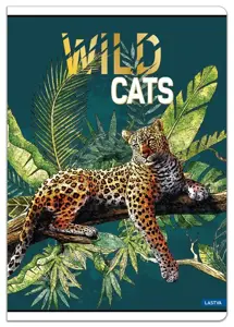 Sąsiuvinis A5 52lap. 80g WILD CATS linija