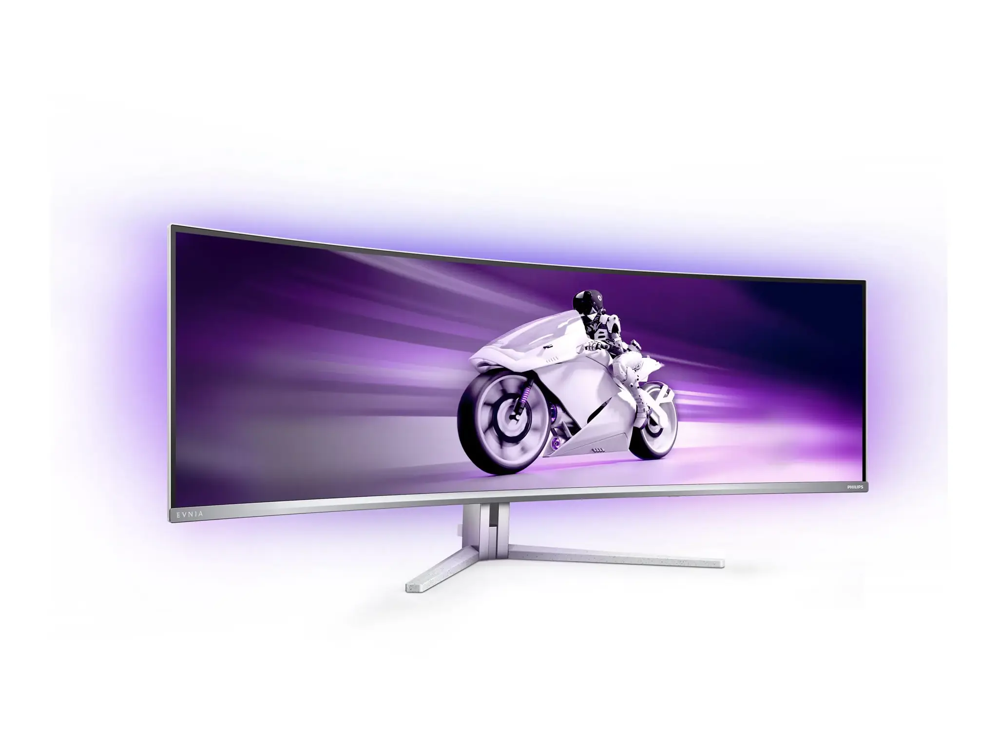 Philips Evnia 8000 49M2C8900/00, 124.2 cm (48.9"), 5120 x 1440 pixels, Dual QHD, QDOLED, 0.03 ms, White