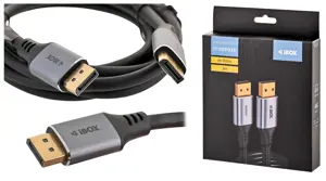 iBox ITVDP013 DisplayPort cable 4K 60Hz gold plug 3 m