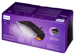 "Philips" DST7511/80, sausas ir garų lygintuvas, "SteamGlide Elite" padas, 2 m, 260 g/min, juodas, 55 g/min