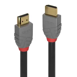 "Lindy" 3 m didelės spartos HDMI kabelis, "Anthra Line", 3 m, A tipo HDMI (standartinis), A tipo HD…