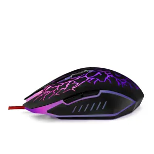 ESPERANZA EGM211R - 5901299925560 MX211 LIGHTINING LAIDINĖ 6D ŽAIDIMŲ OPTINĖ PELĖ USB MX211-RED