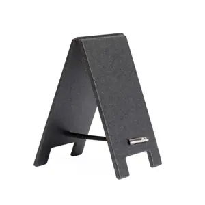 Dvipusė pastatoma kreidinė lenta SECURIT Mini, 5 vnt., juoda sp.