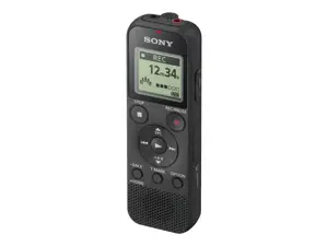"Sony ICD-PX370", 159 h, MP3, 15 - 20000 Hz, 48 - 192 Kbit/s, USB, šarminis