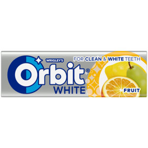 Kramtomoji guma ORBIT White Fruit, 14 g