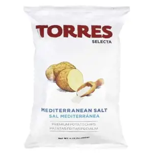 Bulvių traškučiai TORRES, su jūros druska, 150g