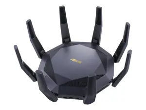 ASUS RT-AX89X AX6000 AiMesh, "Wi-Fi 6" (802.11ax), dviejų dažnių (2,4 GHz / 5 GHz), Ethernet LAN, 3G, juodas, stalinis maršrutizatorius