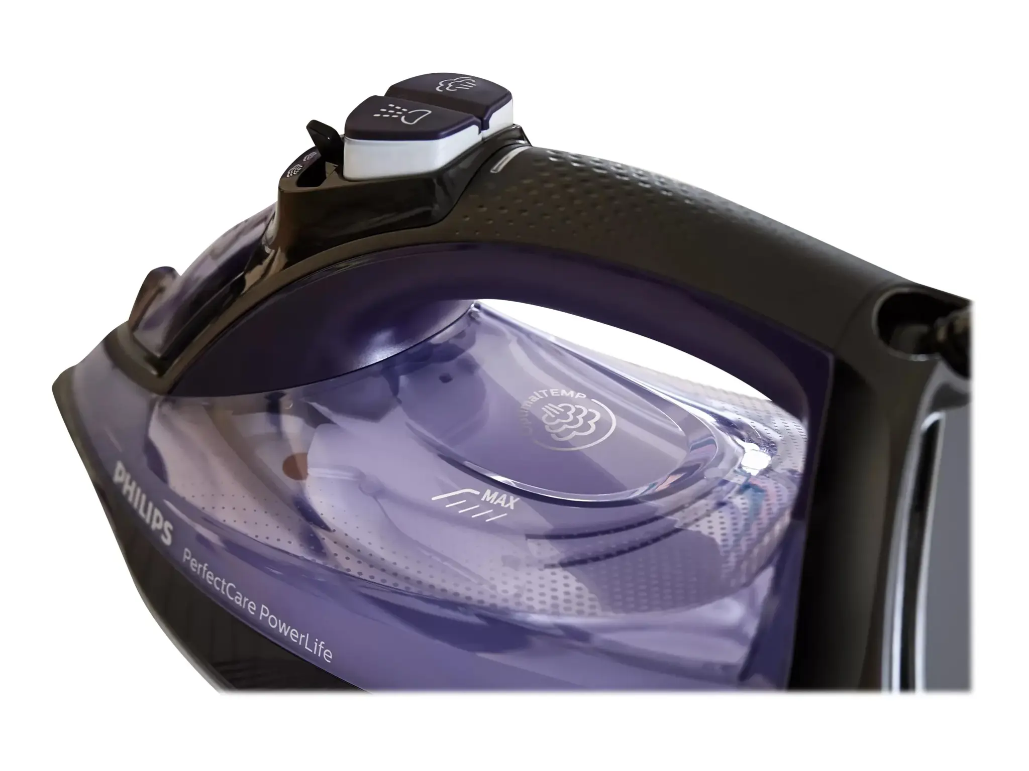 "Philips PerfectCare GC3925/30", garų lygintuvas, "SteamGlide Plus" padas, 180 g/min, juodas, violetinis, 45 g/min, 0,3 l