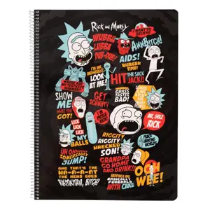 "Rick & Morty" - A4 formato užrašų knygutė
