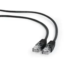 GEMBIRD PP12-5M/BK Gembird sujungimo kabelis RJ45, cat.5e, UTP, 5 m, juodas