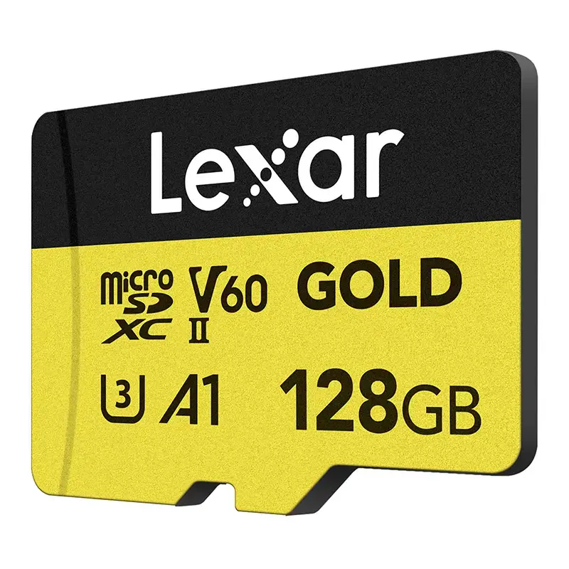 Lexar memory card microSDXC 128GB Gold UHS-II V60 A1