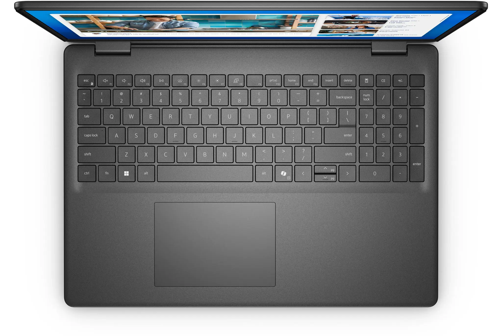 Notebook DELL DC16250 CPU  Intel Core 5 120U 1400 MHz 16" 1920x1200 RAM 8GB DDR5 5200 MHz SSD 512GB Intel Graphics Integrated ENG Windows 11 Pro Carbon Black 1.98 kg DC16250_RPLU-R_015