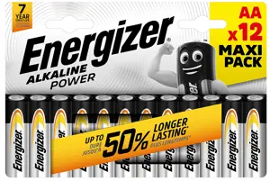 Energizer battery Alkaline Power AA CHP12