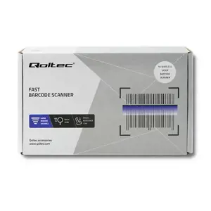 QOLTEC 50862 Qoltec Belaidis brūkšninių kodų skaitytuvas 1D 2,4 GHz