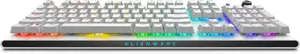 "Alienware AW920K", pilno dydžio (100%), RF belaidis, mechaninis, RGB LED, baltas