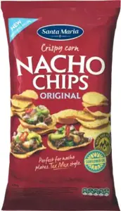 Kukurūzų traškučiai SANTA MARIA, Nacho, 475 g