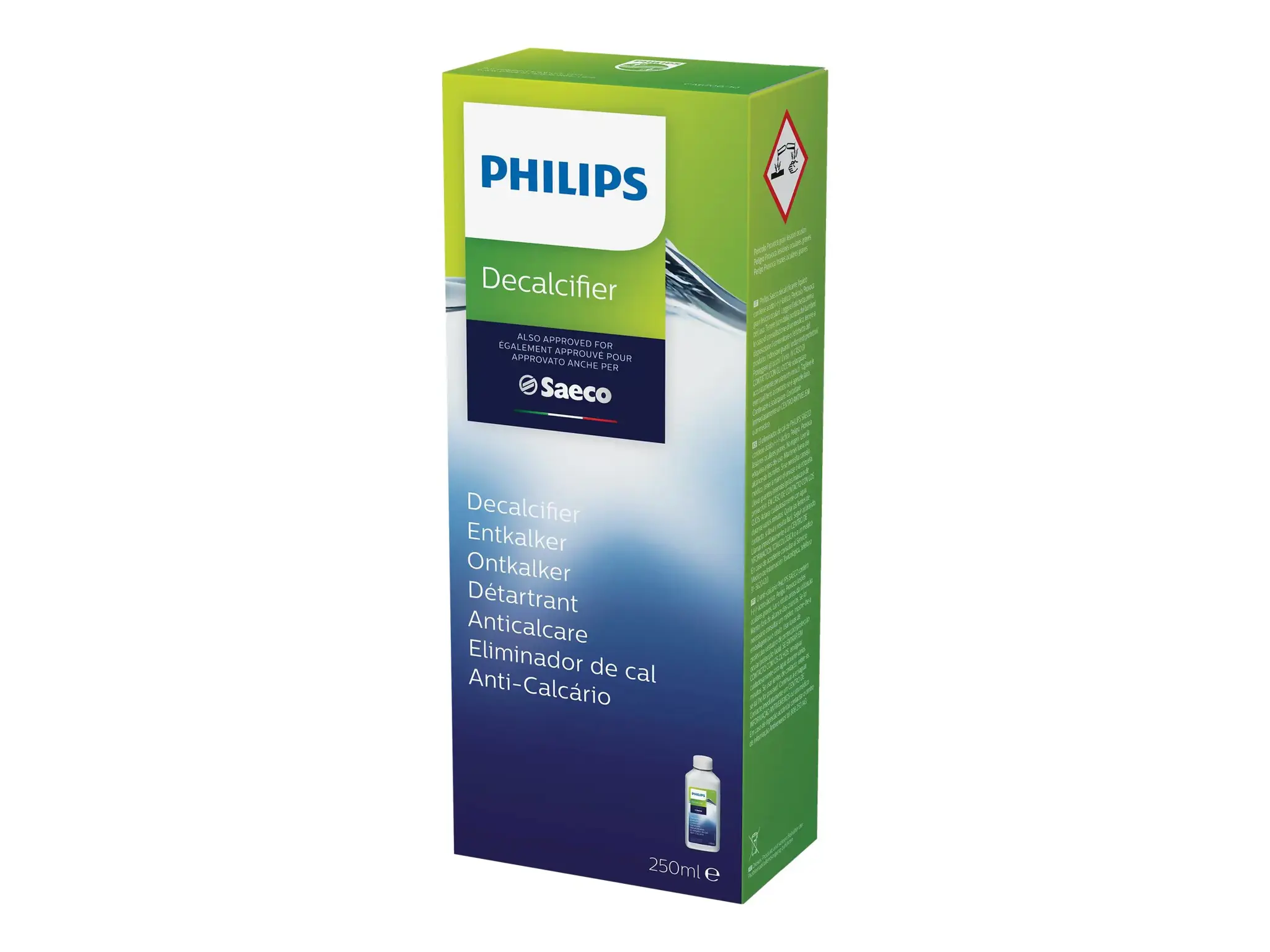"Philips" Toks pat kaip CA6700/00 Espresso aparato kalkių šalinimo priemonė, įvairiaspalvė, Vokietija, 0,25 l, 1 vnt.