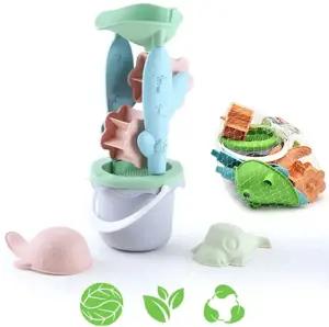WOOPIE GREEN komplektas su kibiru ir rite 4 el. BIOLOGIŠKAI SKAIDI ORGANINĖ MEDŽIAGA