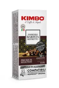 Kavos kapsulės KIMBO, Espresso Ristretto, 10x 5,5g