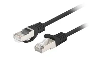 Patchcord cat.6 FTP 3M 10 pakuočių fluke pass juoda