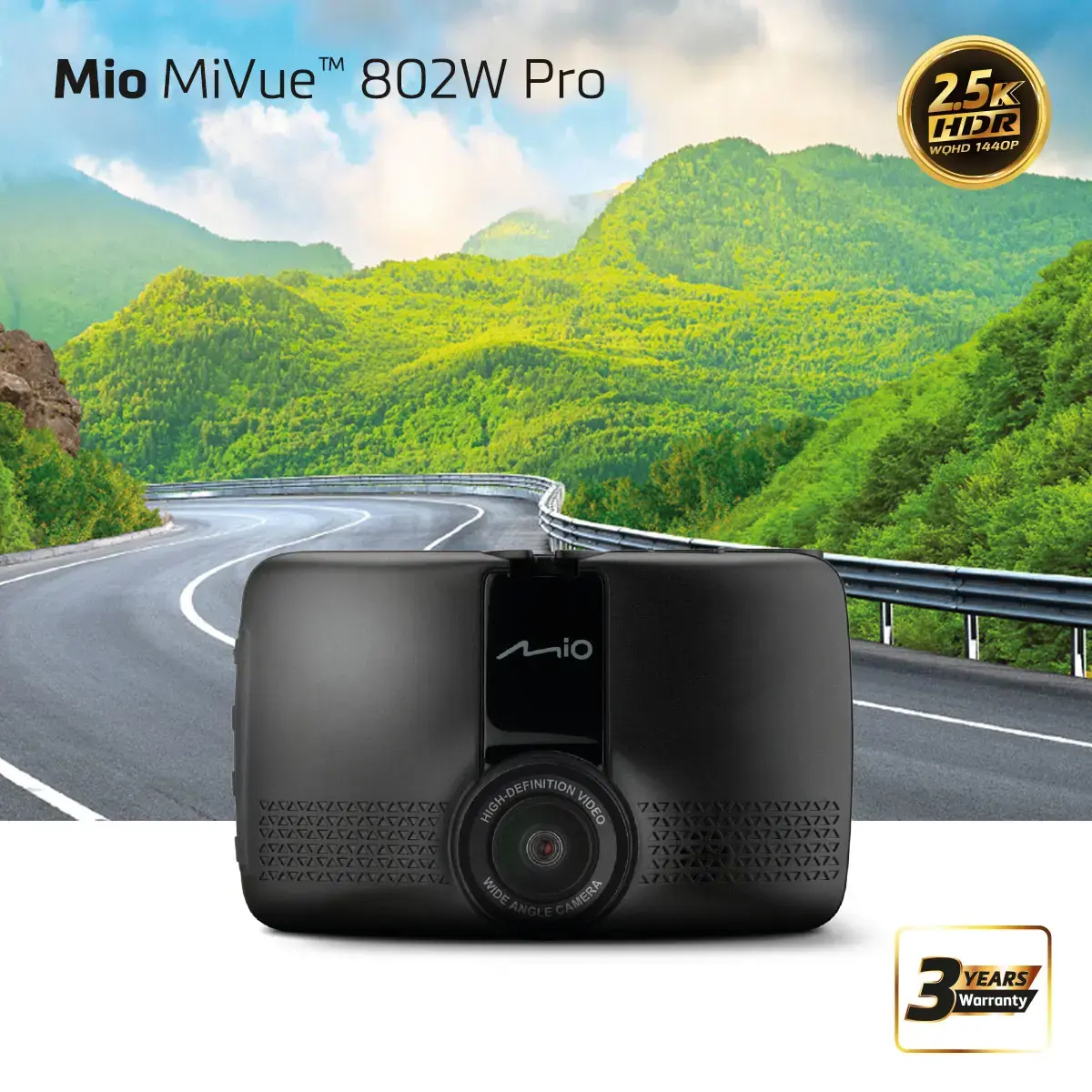 Mio | Car Dash Camera | MiVue 802W Pro | Wi-Fi