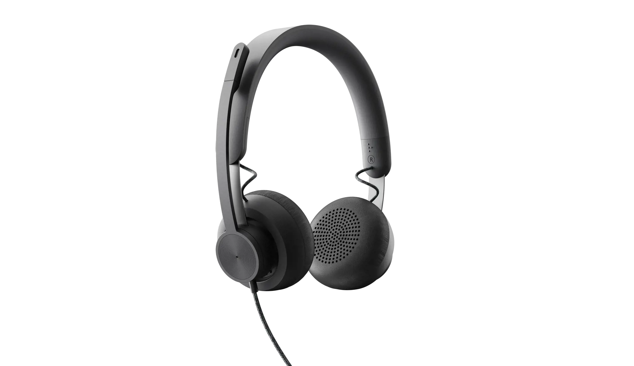 "Logitech Zone Wired Teams", laidinis, skambučiai/muzika, 211 g, ausinės, grafinis