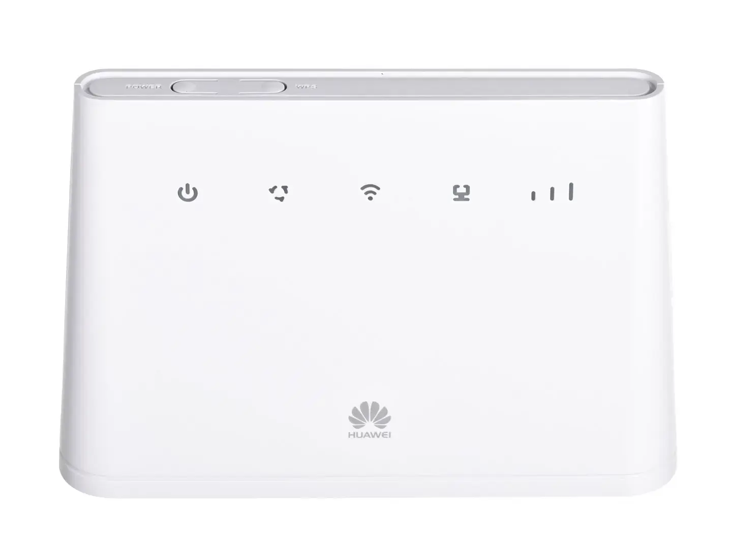 "Huawei B311-221 LTE White", "Wi-Fi 4" (802.11n), vienos juostos (2,4 GHz), Ethernet LAN, 4G, baltas, stalinis maršrutizatorius
