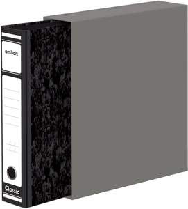 A4 Lever Arch File + Box Black