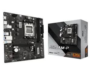 Mainboard ASROCK AMD A620A Socket AM5 micro ATX RAM DDR5-SDRAM 2xSlots 1xNumber of M.2 (M) slots A6…