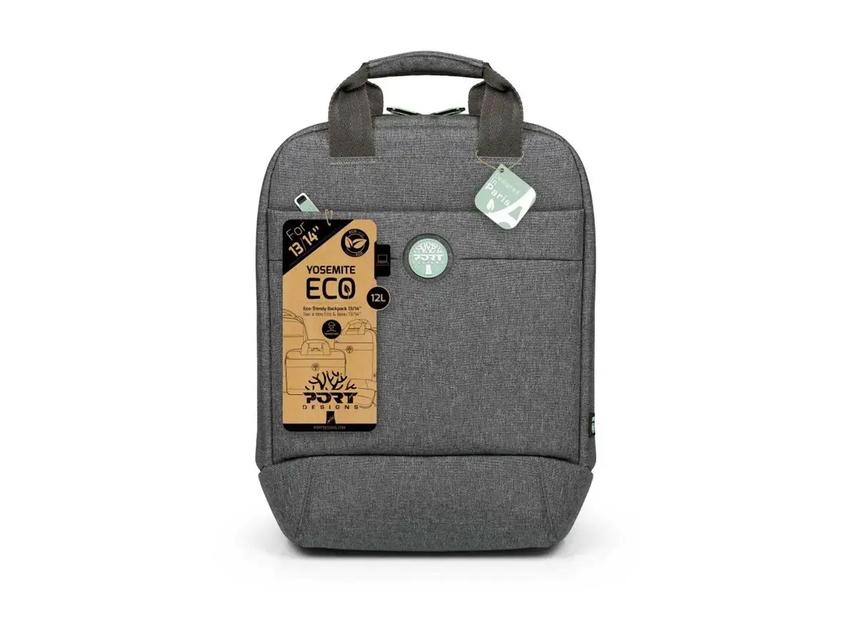 Port Designs YOSEMITE Eco nešiojamojo kompiuterio dėklas 35,6 cm (14") kuprinė Grey