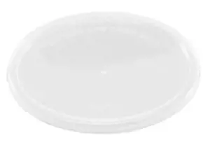 Vienkartinis plastikinis dangtelis sriubos indeliui, D 120 mm, 230-960 ml, bespalvis,50vnt.