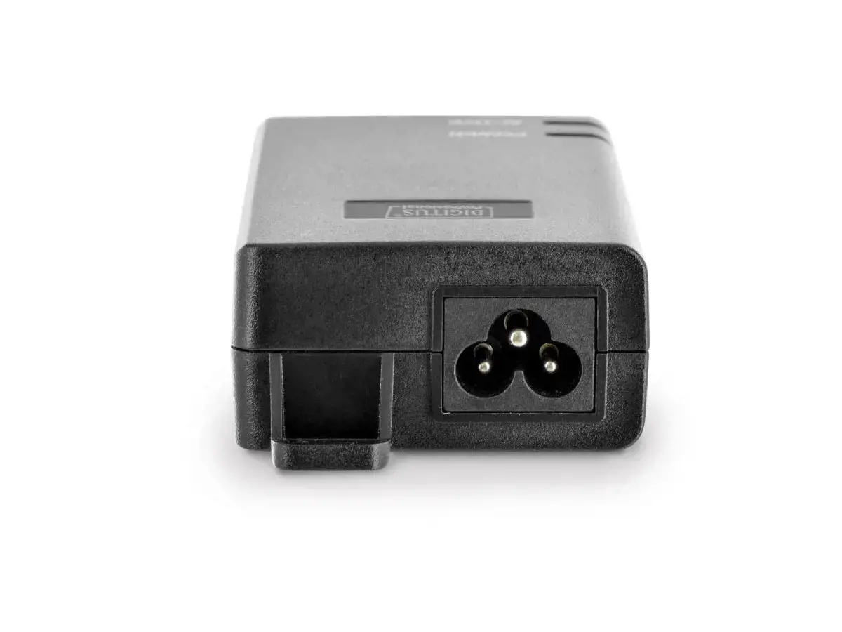 DIGITUS PoE+ maitinimo valdymo injektorius 48V 30W 10/100/1000 Mbps RJ45 LAN įvestis RJ45 PoE išvestis maks. 100 m