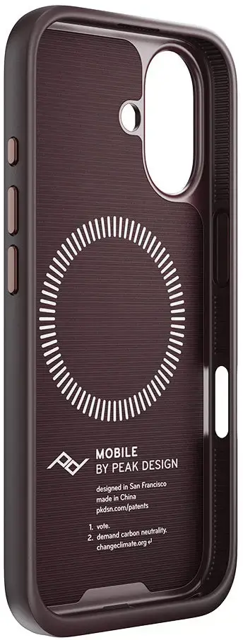 Peak Design case Apple iPhone 16 Mobile Everyday Fabric Case, eclipse