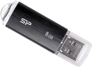 SILICONPOW SP008GBUF2U02V1K Silicon Power memory USB Ultima U02 8GB USB 2.0 juoda