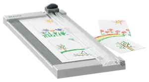 Leitz Rollenschneider Home A4, 8 lapai, A4, 80 g/m², pilkos spalvos, guma, 153 mm