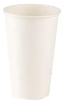 Vienkartiniai puodeliai, popieriniai, balti, 236 ml, D 80 mm, 50 vnt.