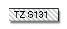 Brother TZeS131, TZ, 8 m, 1 vnt., lizdinė plokštelė, 1,2 cm