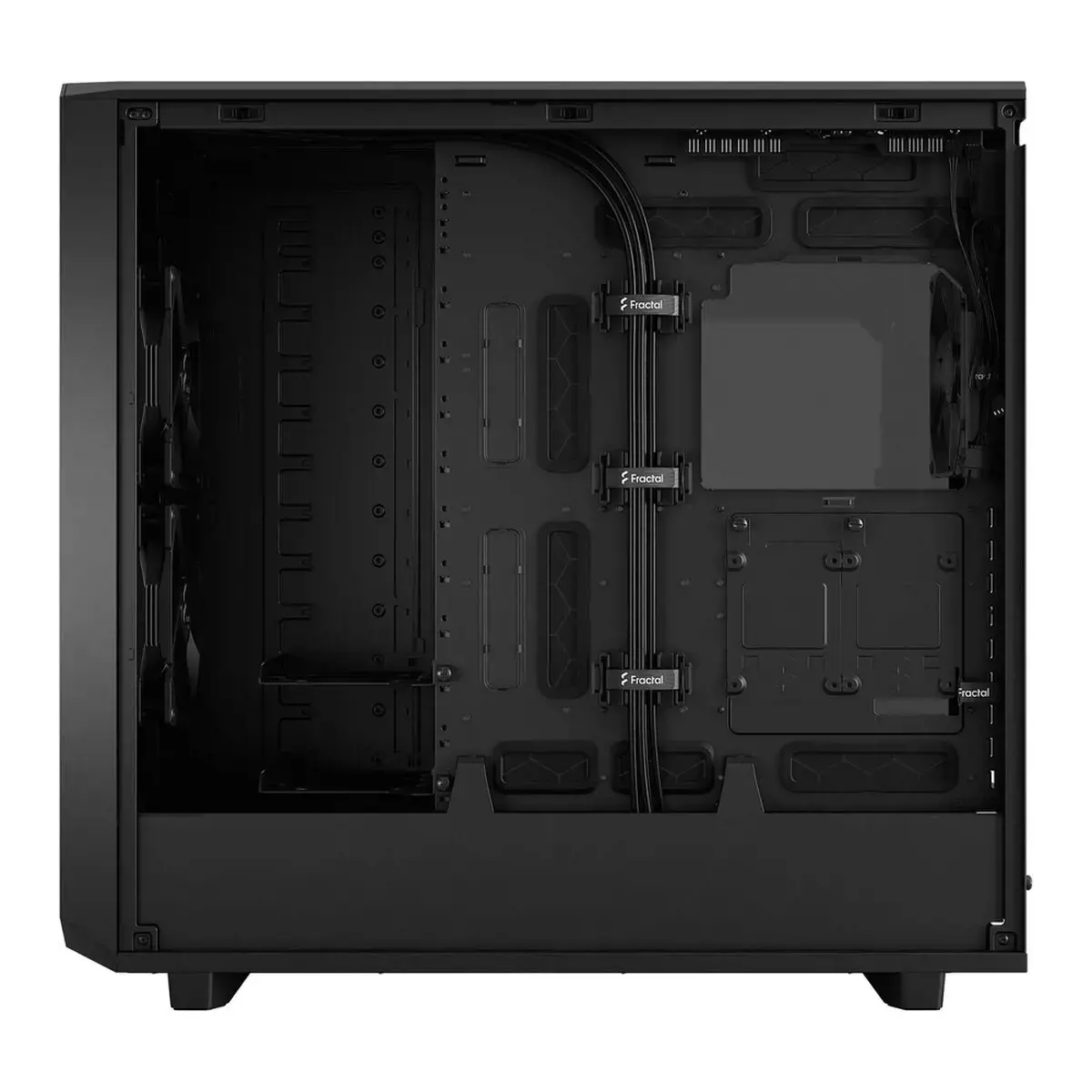 "Fractal Design Meshify 2 XL Light" grūdintas stiklas, kompiuteris, juodas, ATX, EATX, micro ATX, Mini-ITX, SSI CEB, plienas, grūdintas stiklas, žaidimų, 18,5 cm