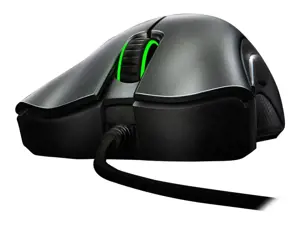 "Razer" žaidimų pelė DeathAdder Essential Ergonominė optinė pelė, balta, laidinė