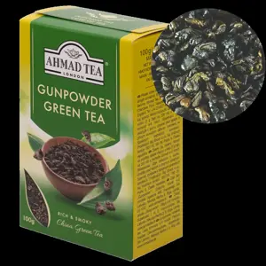 Arbata AHMAD GUNPOWDER 100 gr, žalia