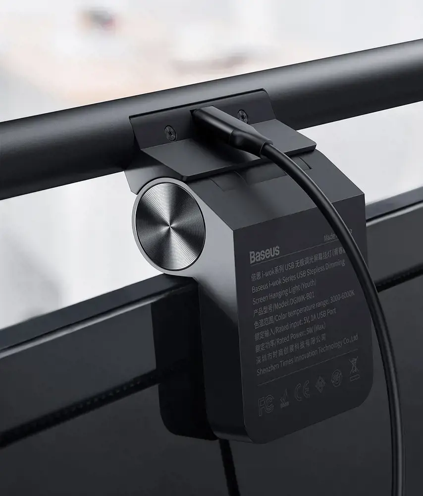 Baseus I-Wok lamp for monitor with touch panel (black)