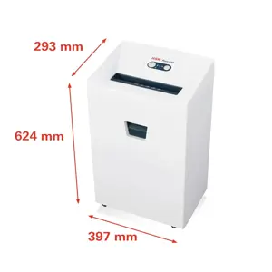 HSM 2340111 HSM Pure 420 - juostelės 3,9 mm/ 17-19 lapų 80 g/ 35 l talpykla
