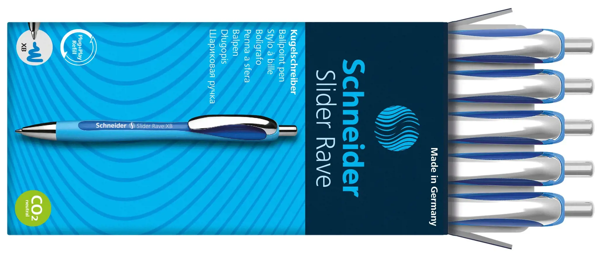 Tušinukas SCHNEIDER SLIDER RAVE, XB mm